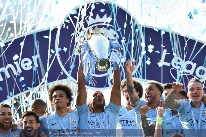 Manchester City juara Liga Inggris 2018-2019.