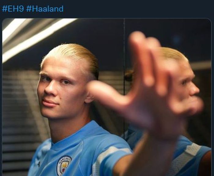 Penyerang anyar Manchester City, Erling Haaland