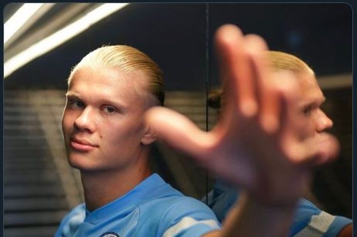 Penyerang anyar Manchester City, Erling Haaland