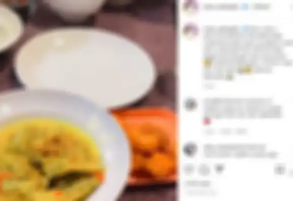 Menu sahur pertama keluarga Ayu Ting Ting