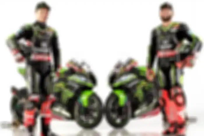 Duet pembalap Kawasaki di WorldSBK, Jonathan Rea dan Tom Sykes.