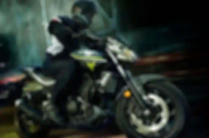 Ilustrasi motor sport baru.