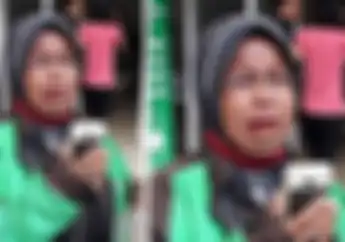 Sedih, Diputus Kemitraan dengan Gojek Ibu Ini Curhat Sambil Menangis