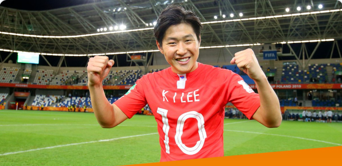 Lee Kang-in (Korea Selatan), terpilih sebagai Pemain Terbaik Piala Dunia U-20 2019.