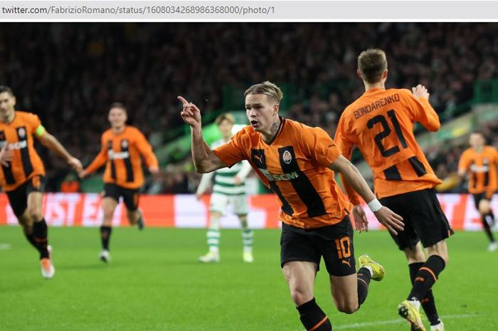 Winger Shakhtar Donetsk, Mykhaylo Mudryk.