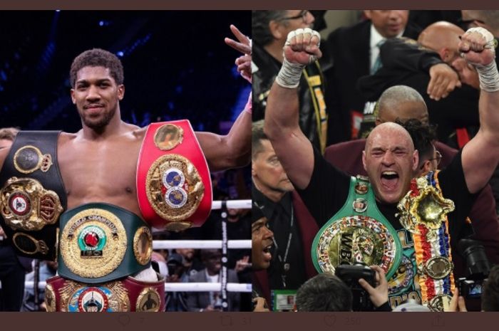 Anthony Joshua sebenarnya bisa memilih duel langsung dengan Tyson Fury tapi memilih bentrok dengan Oleksandr Usyk