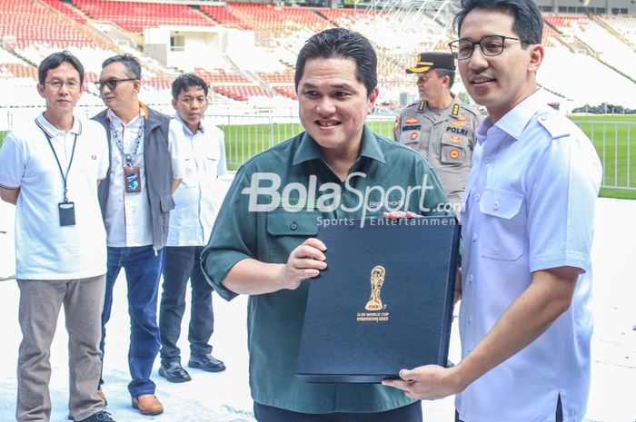 Ketum PSSI, Erick Thohir pastikan SUGBK steril hingga gelaran Piala Dunia U-20 2023 dihelat.