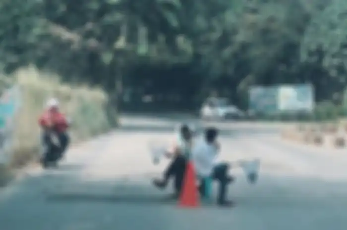 Jalan rusak di Bekasi