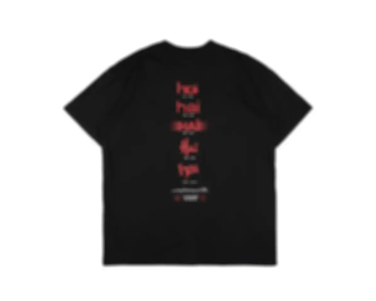 W.ESSENTIÉLS x HAI Borderless Youth Logo Over the decade Boxy Cut T-shirs