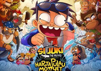 Petualangan Si Juki Semakin Seru, Poster Film Animasi Si Juki The Movie: Harta Pulau Monyet Resmi Dirilis