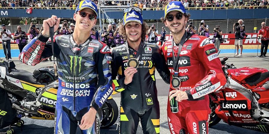 Klasemen MotoGP 2023 - Bezzecchi Menakutkan di Sprint GP Belanda, Bagnaia Sabar demi Puncak