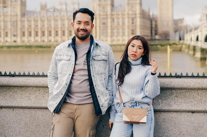 Kiky Saputri dan sang suami Khairi