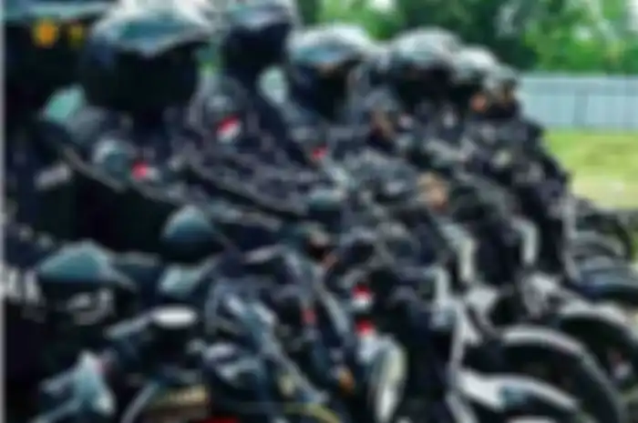 Tampilan sangar seperti pasukan khusus