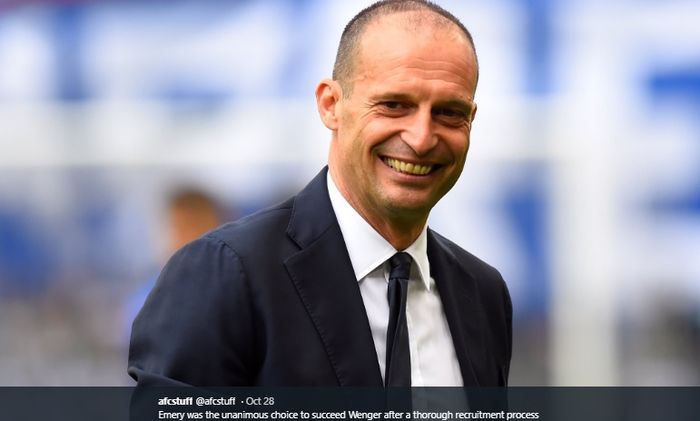 Eks pelatih Juventus dan AC Milan, Massimiliano Allegri.