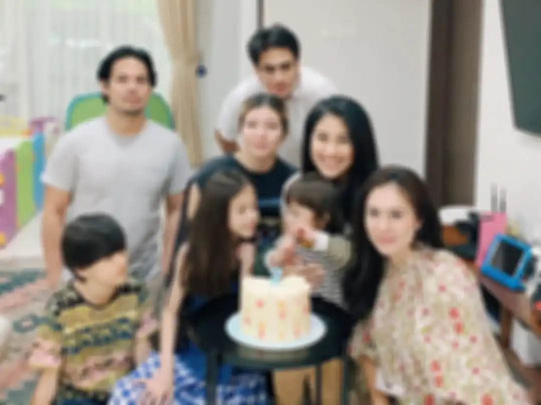 Wulan Guritno dan Adilla Dimitri merayakan ulang tahun keponakannya