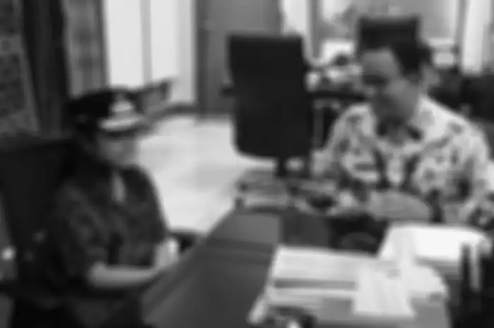 Anies Baswedan diwawancarai oleh bocah kelas 5 SD dengan bahasa Inggris