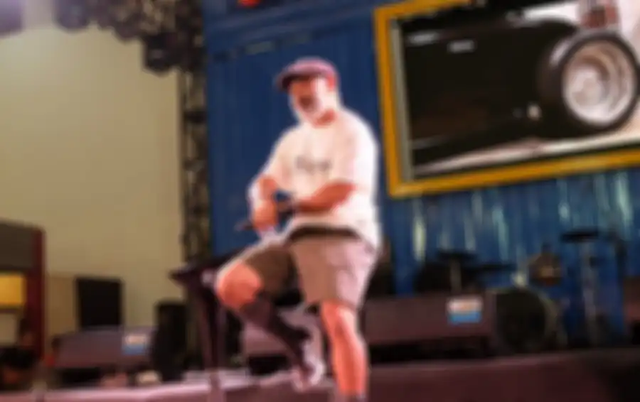 Steve Cabarello saat talk show di Kustomfest 2018