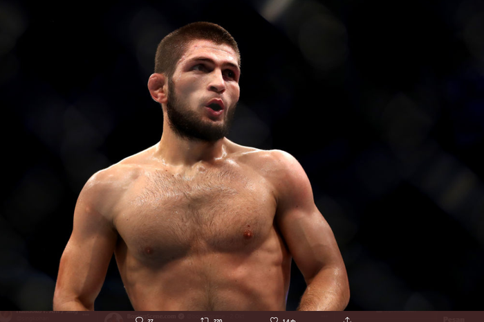 Pensiunan jagoan UFC, Khabib Nurmagomedov.