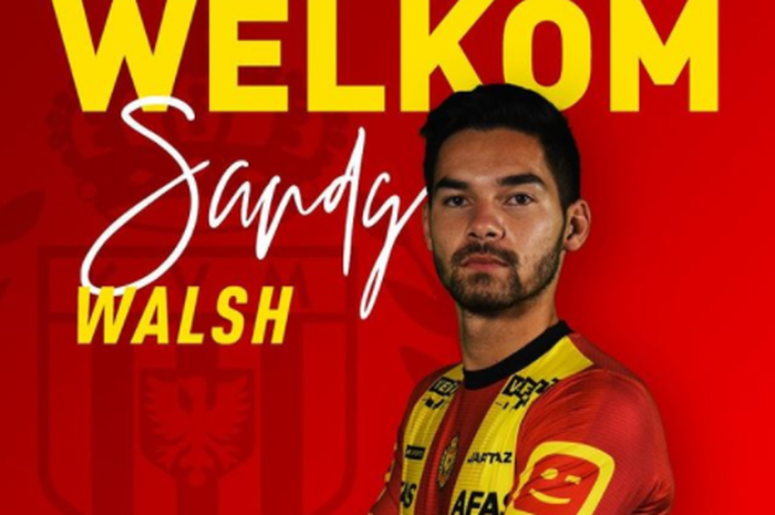 Pemain keturunan Indonesia, Sandy Walsh, resmi bergabung dengan klub liga utama Belgia, KV Mechelen, Selasa (6/10/2020).