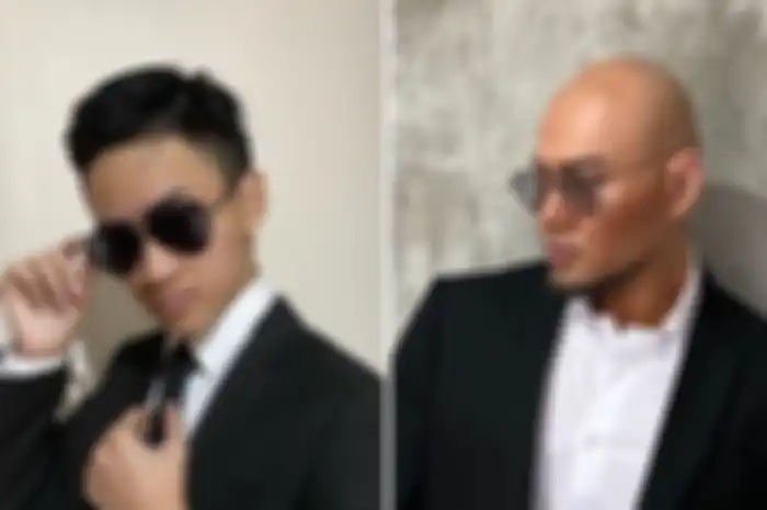 Deddy Corbuzier unggah foto dirinya dan Azka Corbuzier saat sama-sama memakai setelan jas