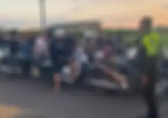 Para Remaja di Kediri Dibuat Lesu, 70 Motor Disita Polisi Gara-gara Balap Liar