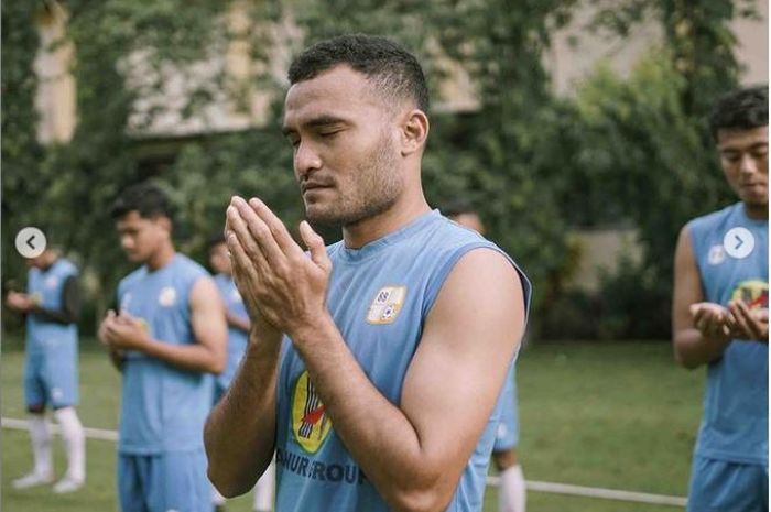 Barito Putera menggelar latihan perdana di Lapangan UNJ, Yogyakarta, Senin (8/3/2021).