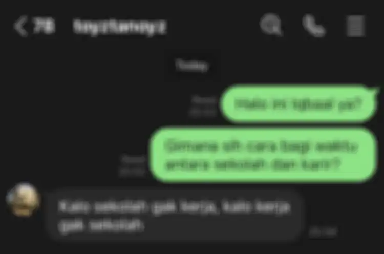 Chat fnas ke Iqbaal Ramadhan