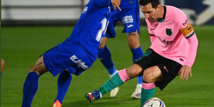 Hasil Babak I - Messi Dibikin Sial Tiang Gawang, Getafe vs Barcelona Hampa Gol