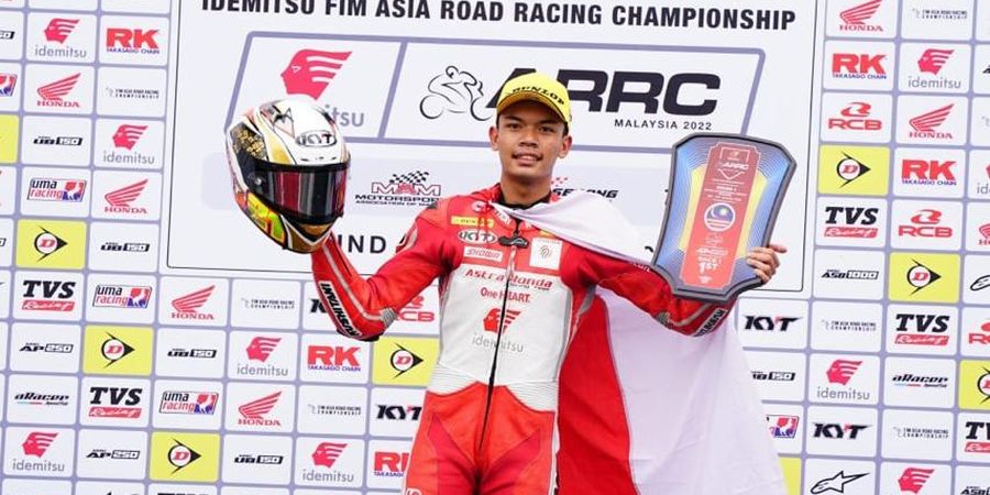 ARRC 2022 - 2 Pembalap Indonesia Kibarkan Bendera Merah Putih di Malaysia