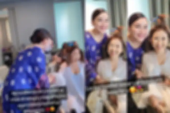 Ayu Ting Ting datangi acara lamaran Kiky Saputri meski baru keluar dari rumah sakit.