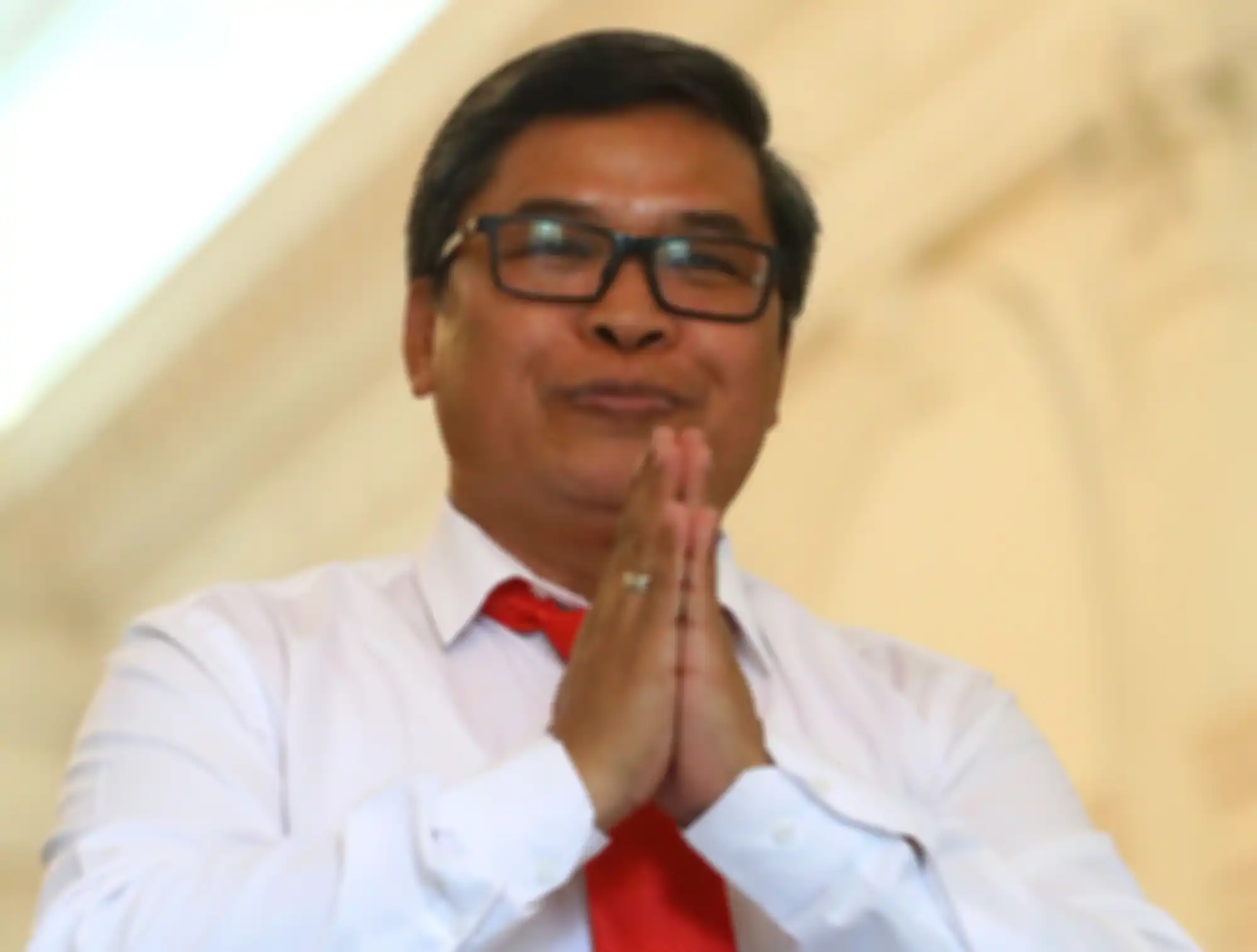 Wakil Menteri LHK Alue Dohong sebelum acara pelantikan Wakil Menteri Kabinet Indonesia Maju di Istana Merdeka, Jakarta, Jumat (25/10/2019). Presiden Joko Widodo resmi melantik 12 Wakil Menteri Kabinet Indonesia Maju. TRIBUNNEWS/IRWAN RISMAWAN