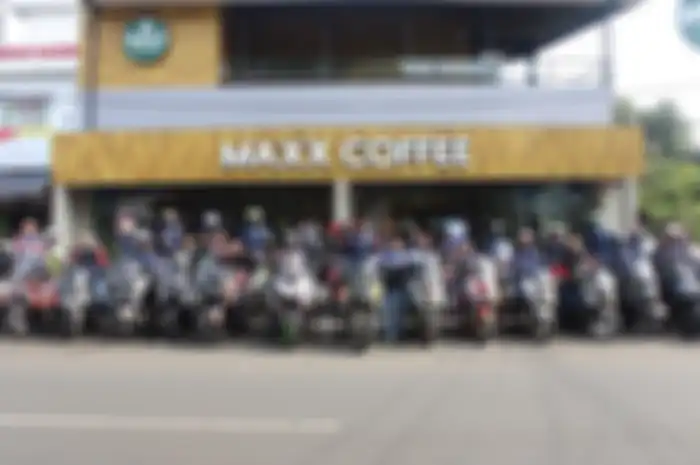 Sunmori bareng jurnalis dan komunitas sambil pamer Yamaha Lexi