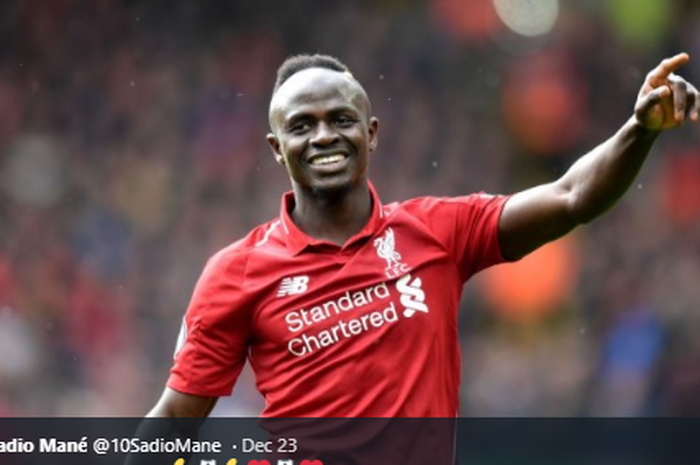 Pemain Liverpool, Sadio Mane.