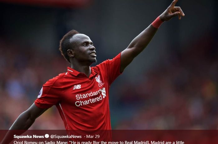 Pemain Liverpool, Sadio Mane