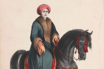 Potret Lady Hester Stanhope.