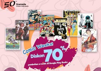 Anti Bosan di Rumah Aja, Gramedia Siap Kasih Diskon 70% untuk Semua Komik Terlaris M&C! dan Elex Media Komputindo, Yuk Catat Tanggalnya!