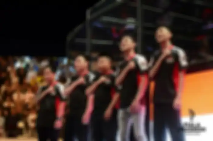 Momen Louvre JG saat Grand Final Piala Presiden eSports 2019