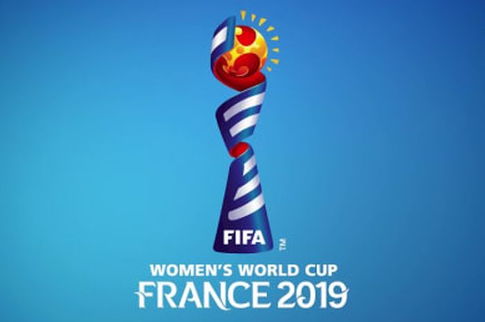 Logo Piala Dunia Wanita 2019.