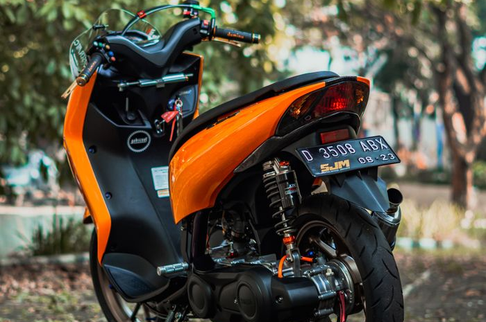 Ngeri, siapin modal Rp 20 juta ongkos rombak Yamaha Lexi jadi 200cc, apa aja yang diubah?