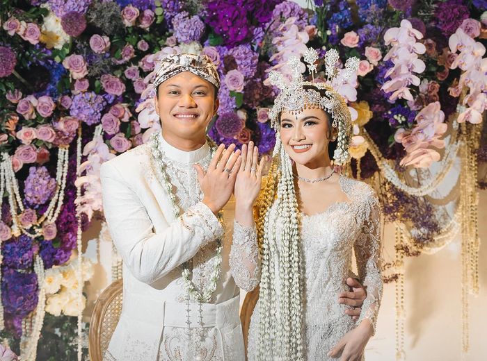 Rizky Febian dan Mahalini resmi menikah