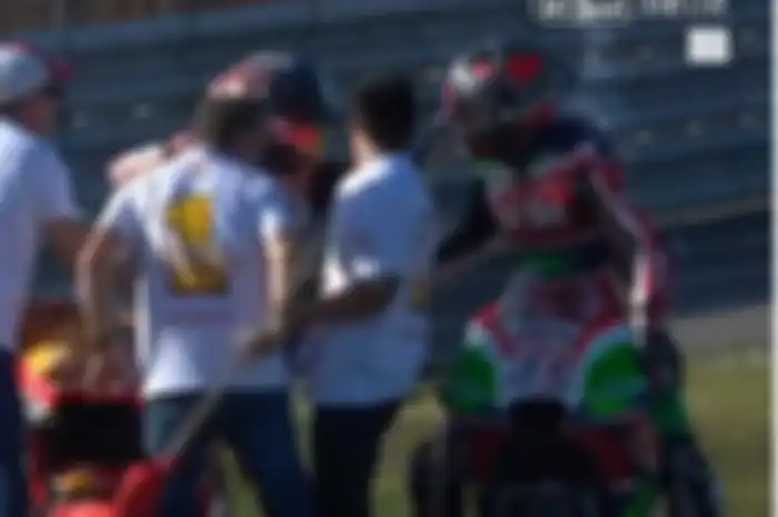 Saat-saat Marc Marquez Cedera