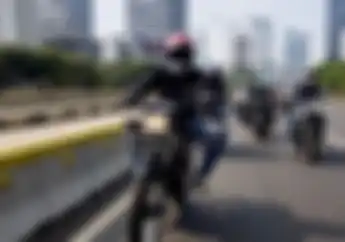 Kocak! Pimpin Konvoi Moge Naik Yamaha RX-King, Desta Malah Diteriaki Copet