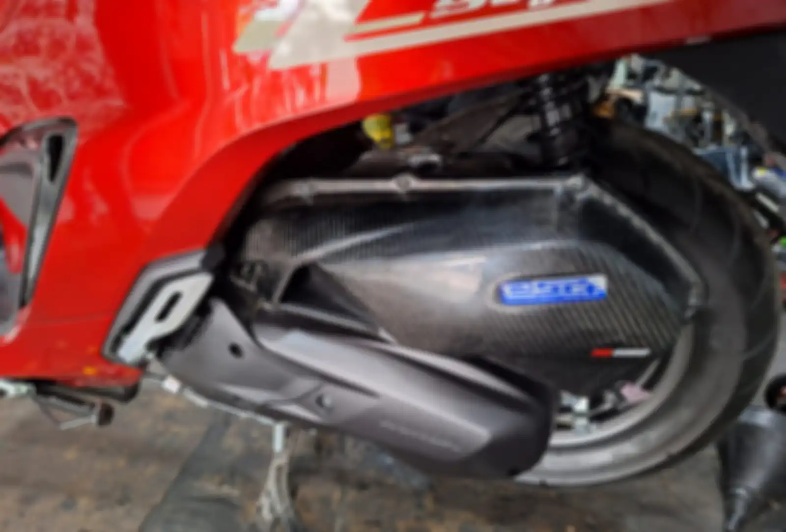 Cover carbon buat Honda Stylo 160 sudah tersedia