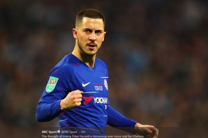 Bintang Chelsea, Eden Hazard.