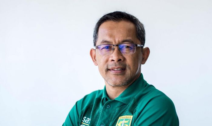 Pelatih Persebaya Surabaya, Aji Santoso.