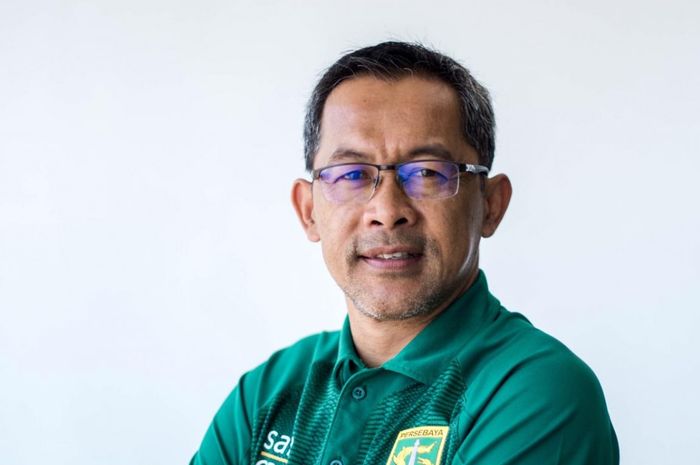 Pelatih Persebaya Surabaya, Aji Santoso.