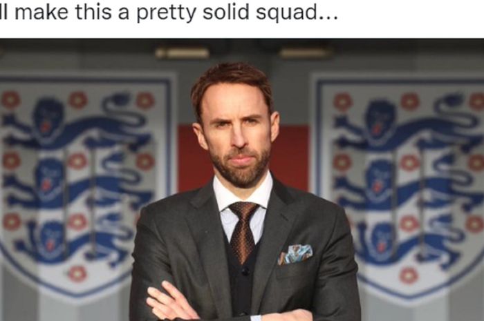 Pelatih timnas Inggris, Gareth Southgate.