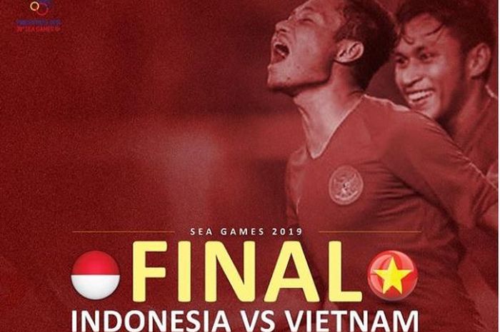 Final SEA Games 2019 antara timnas U-22 Indonesia vs Vietnam.