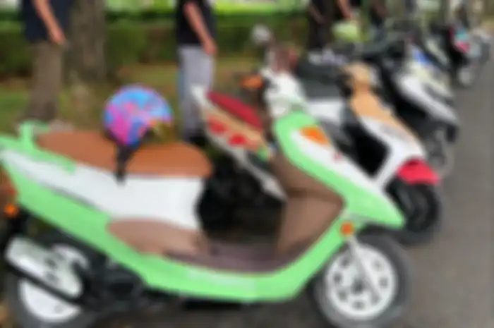 Lagi ramai kembali modifikasi motor Kymco lawas dirombak jadi makin kalcer!