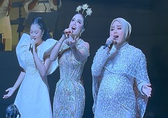 Duet Krisdayanti, Aurel Hermansyah dan Amora Curi Perhatian Penonton Konser Semesta